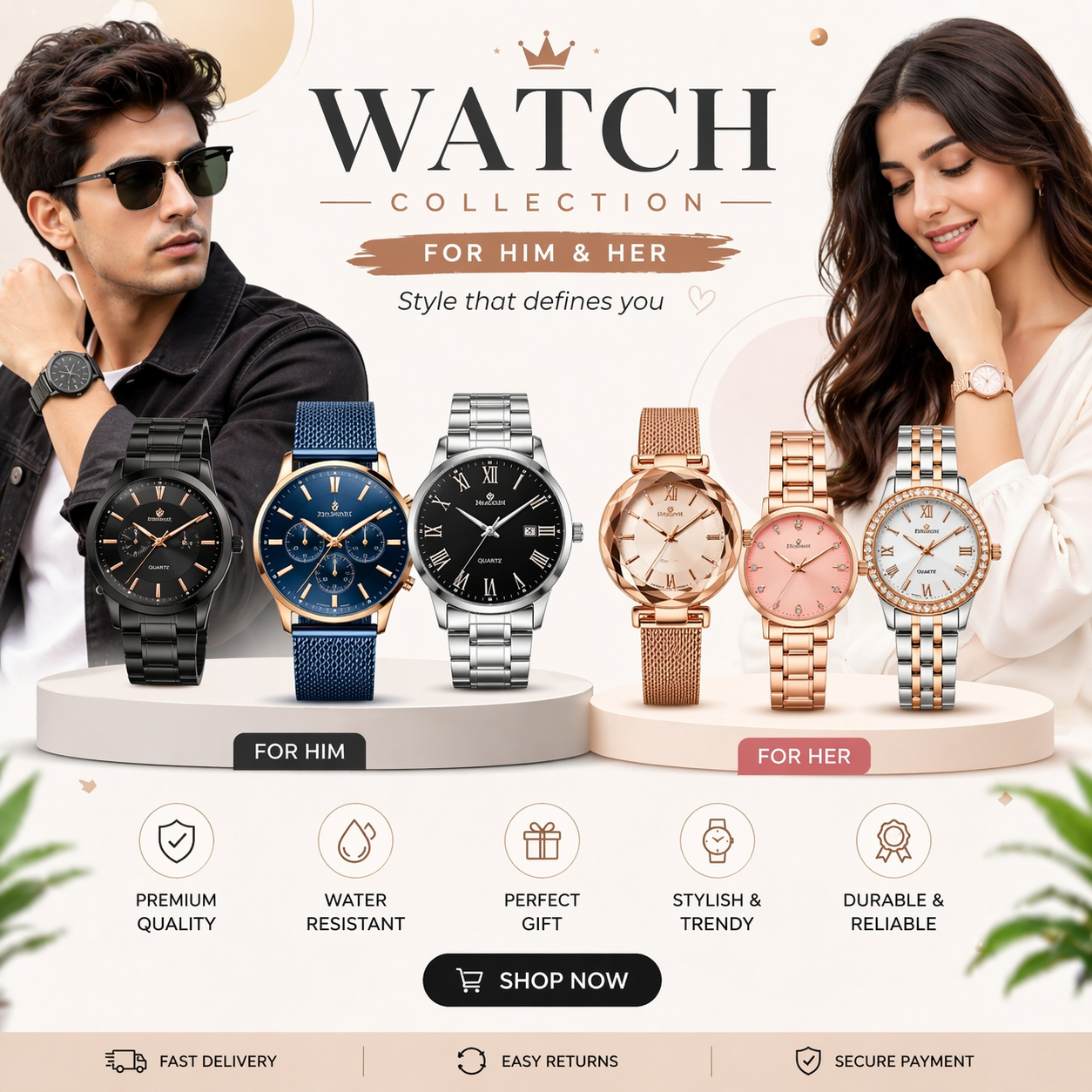 Premium Watches for Men & Women