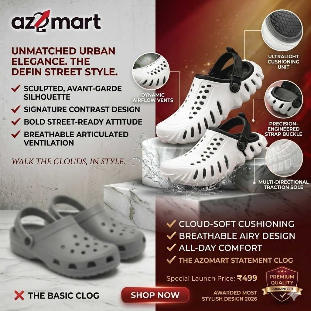 Lightweight Everyday Clogs – Breathable, Stylish & Ultra Comfortable Footwear